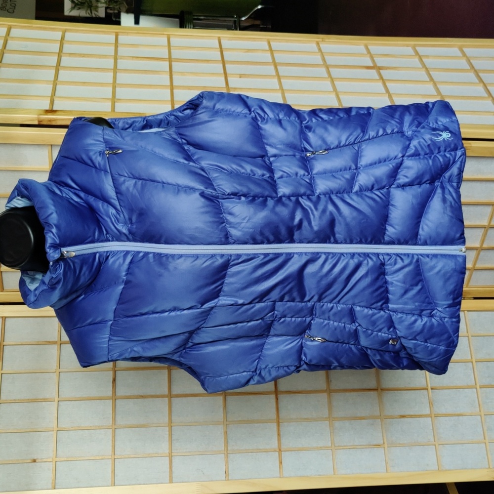 SPYDER Blue Puffer Vest XL